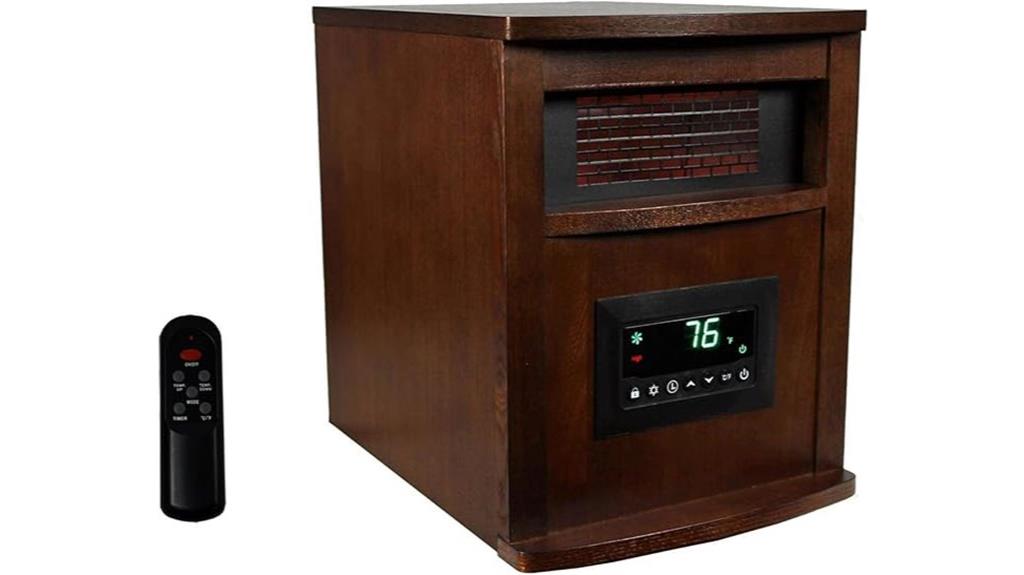 portable infrared heater with remote
