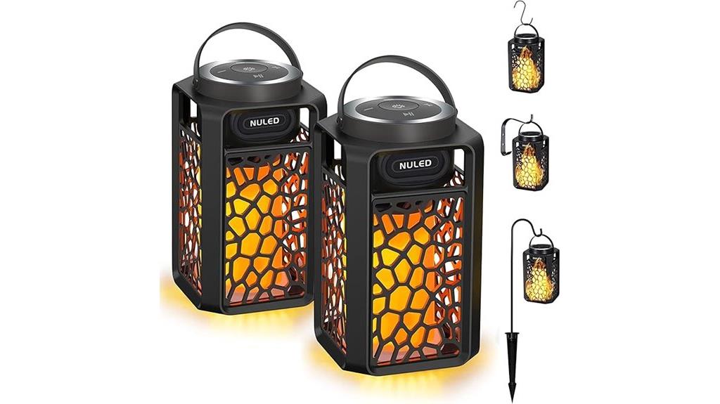 portable outdoor flame speakers