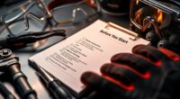 pre start flame safety checklist