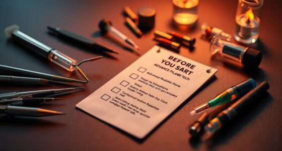 pre start flame technology checklist