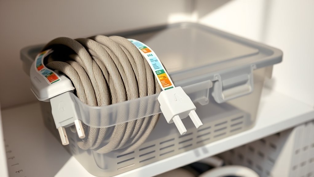proper cord storage and maintenance