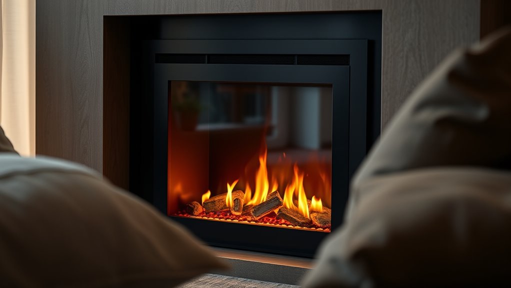 quiet efficient customizable fireplace
