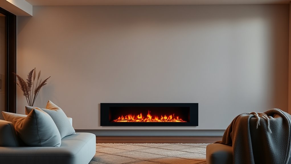 quiet flame installation environment