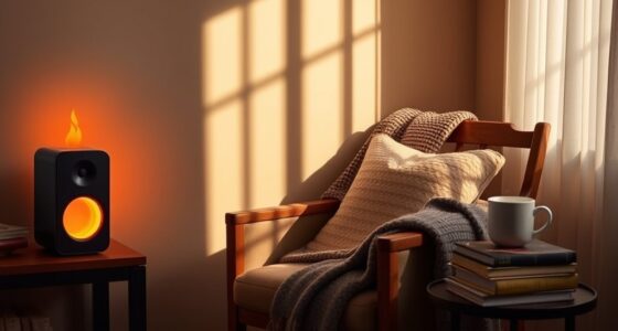 quiet flame sound speakers
