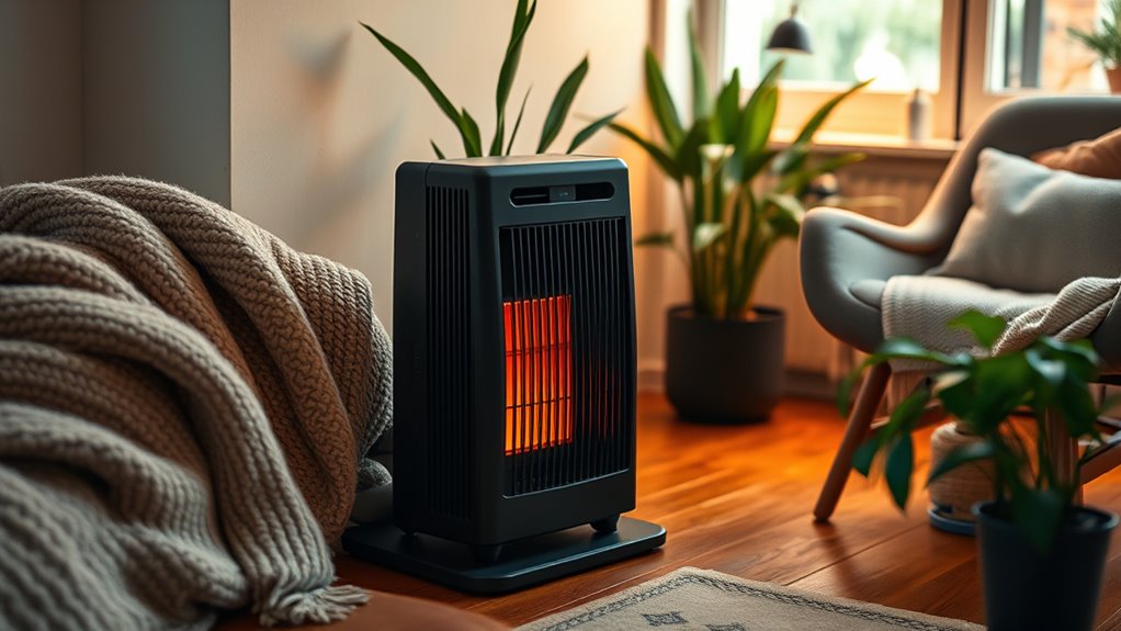 quiet safe portable heating