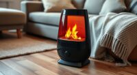 realistic flame space heaters
