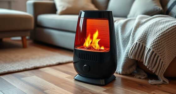 realistic flame space heaters