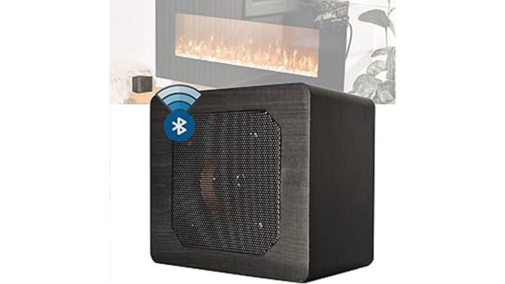 rechargeable bluetooth fireplace speaker