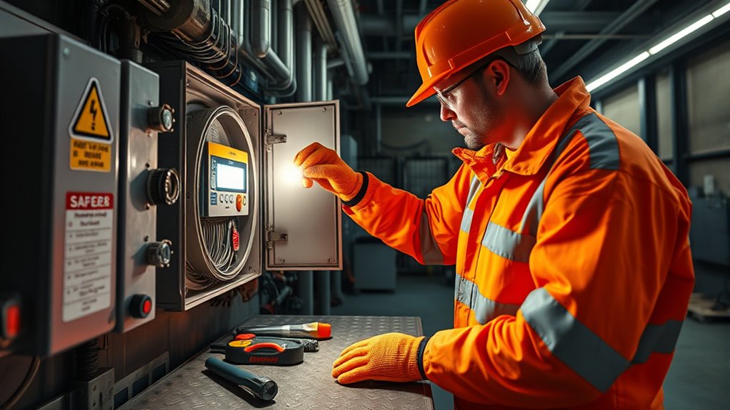 regular equipment maintenance and inspection