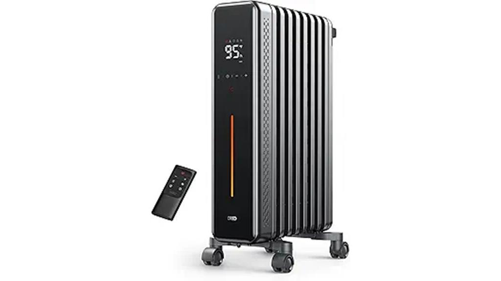 remote controlled radiator heater