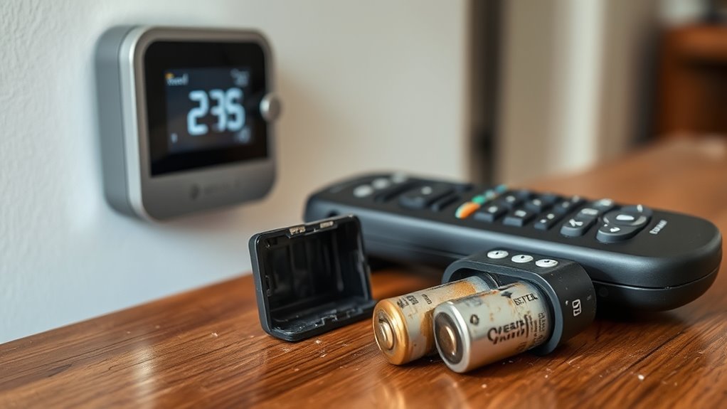 replace batteries regularly