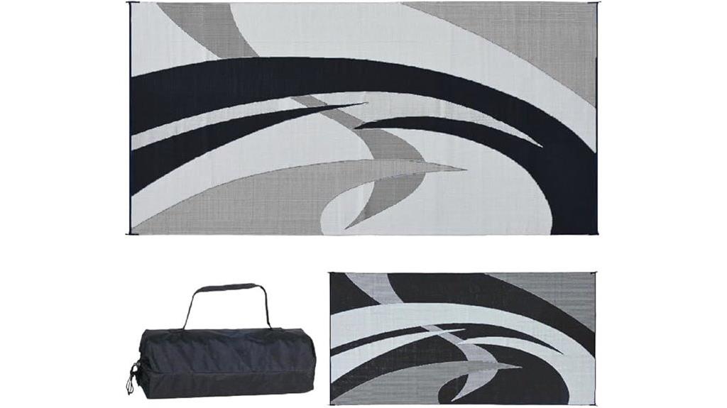 reversible outdoor patio mat