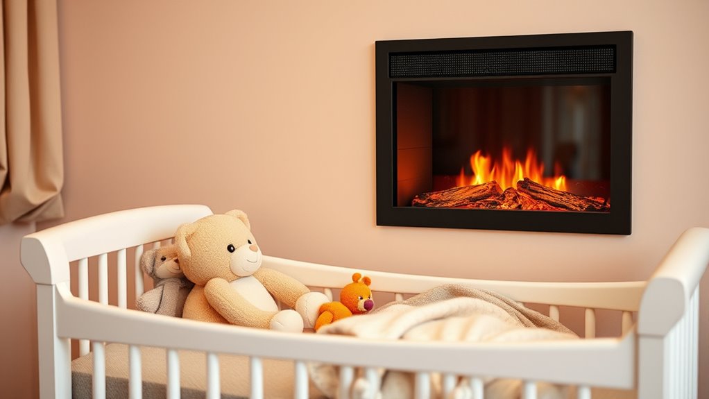 safe cozy nursery ambiance