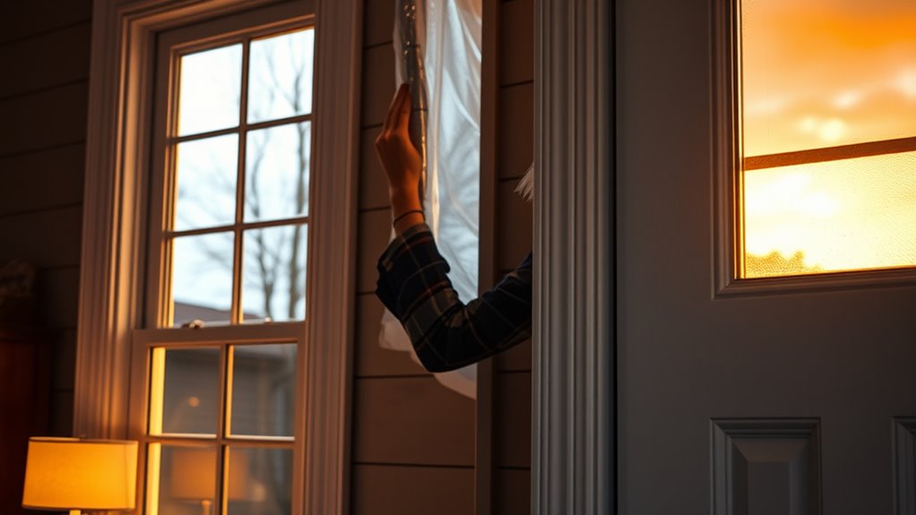 seal gaps for insulation