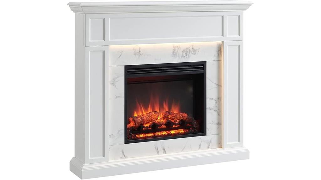 sheraton electric fireplace suite