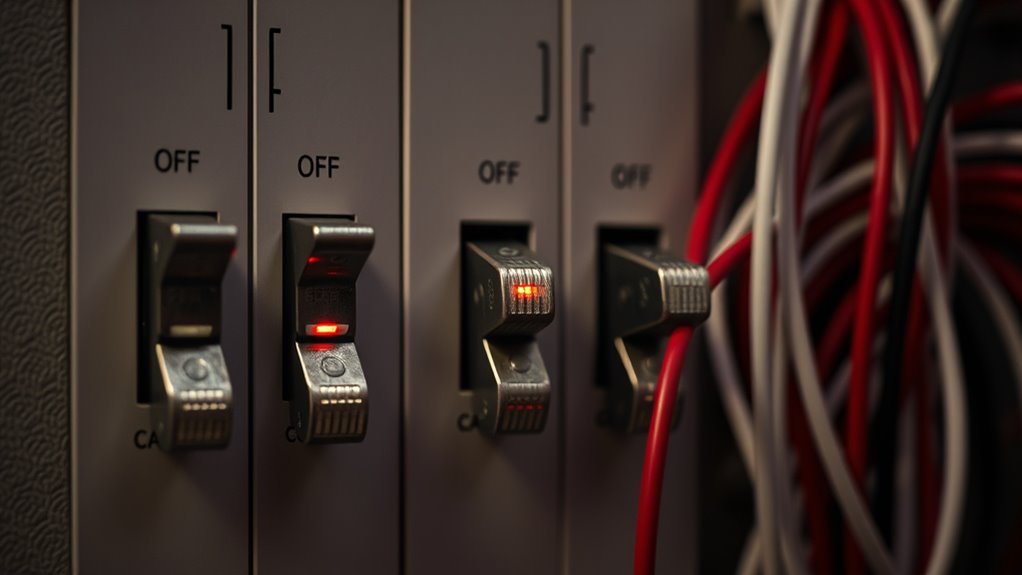 short circuits trigger breaker trips