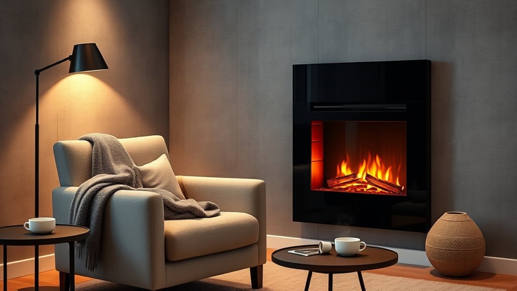 silent cozy corner fireplaces