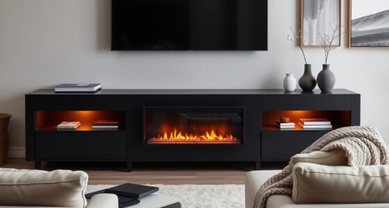 silent stylish fireplace selections