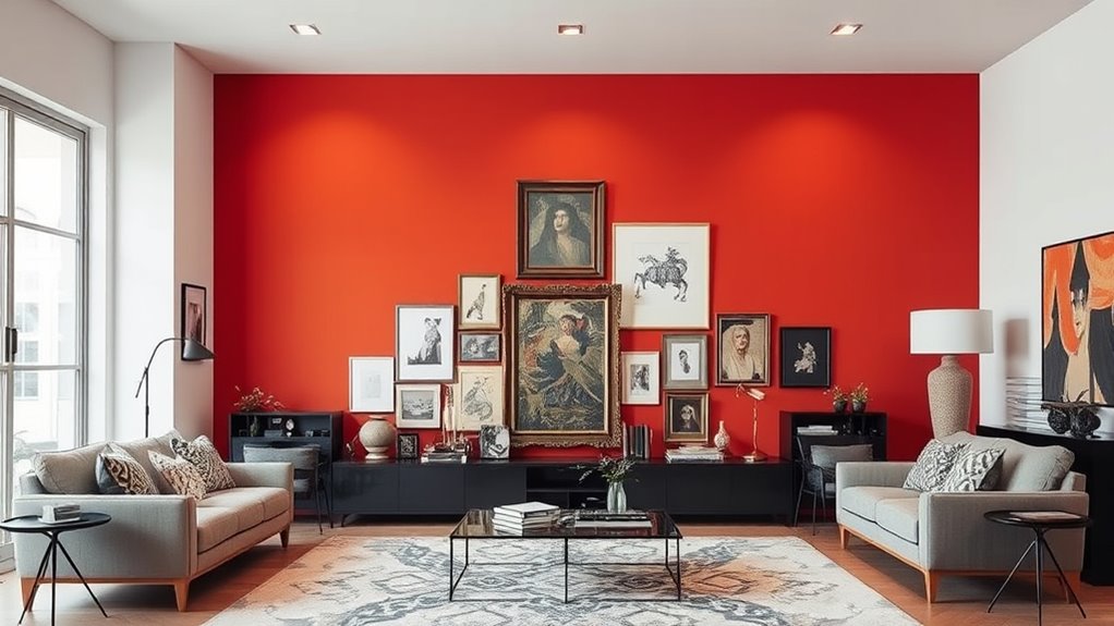 size matters for feature walls