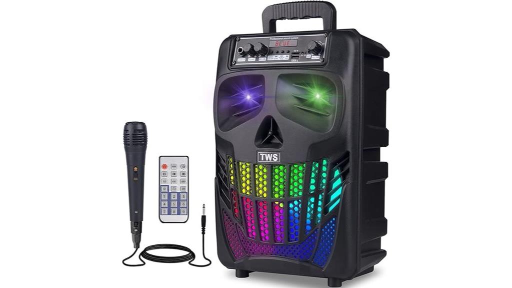 skull design wireless speaker