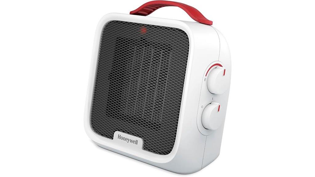 small white ceramic heater