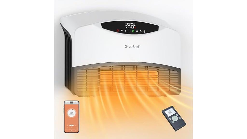 smart 1500w wall heater