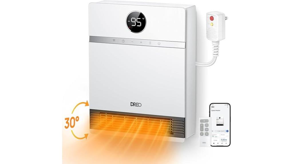 smart wall heater remote