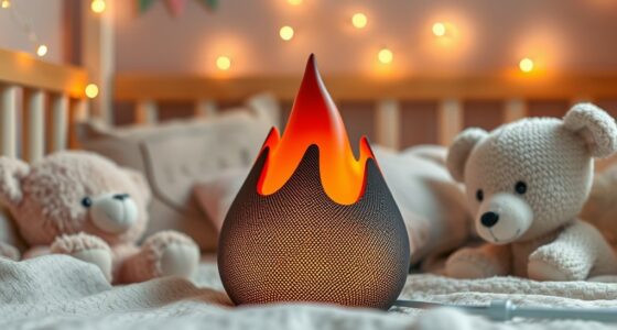 soothing flame sound speakers