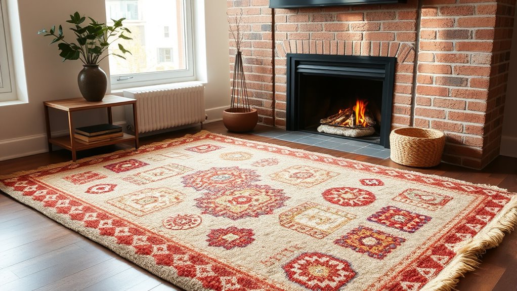 stylish apartment hearth rugs