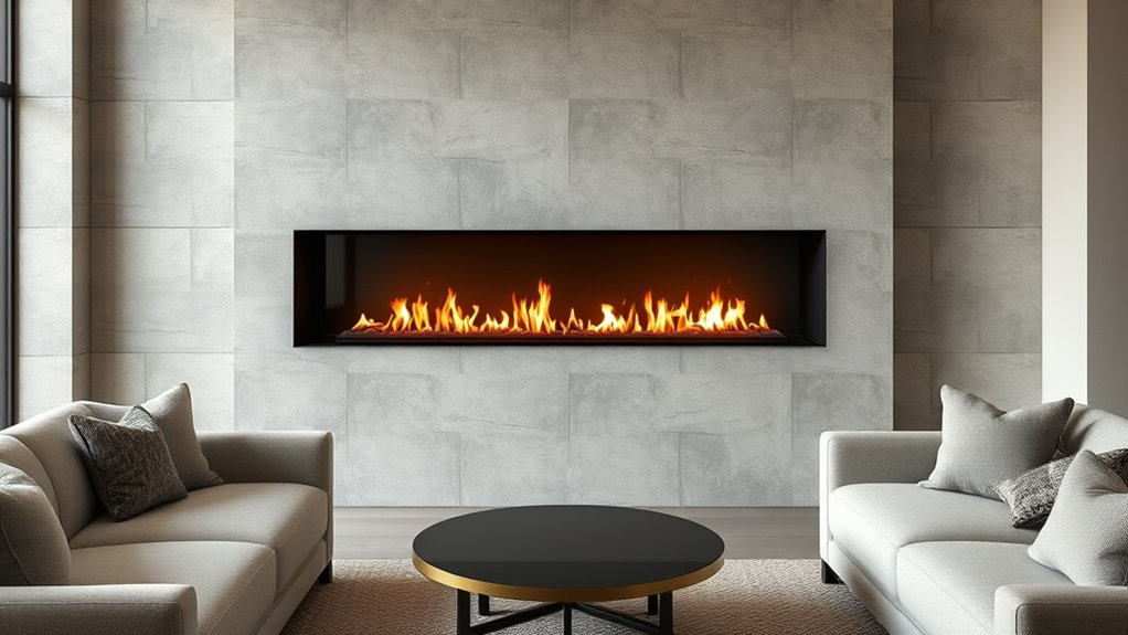 stylish functional fireplace design