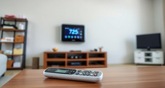 thermostat remote mistake prevention