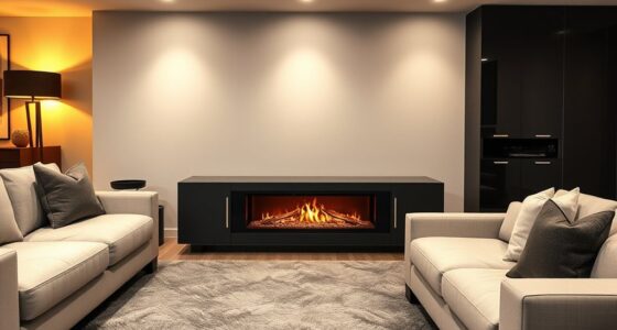top 12 basement fireplace consoles