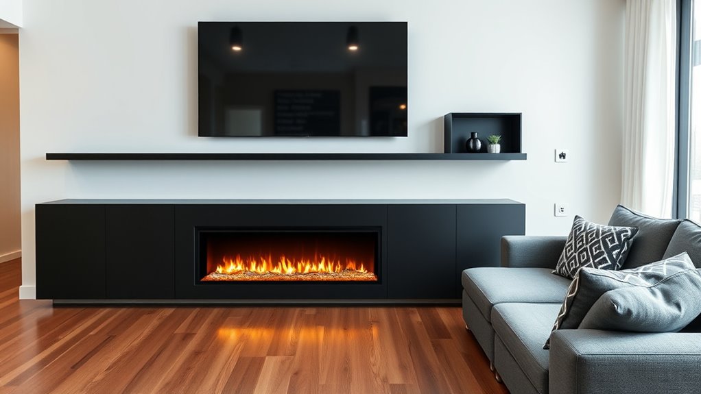 top 15 modern fireplace consoles