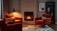 top apartment corner fireplaces