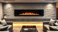 top basement electric fireplaces