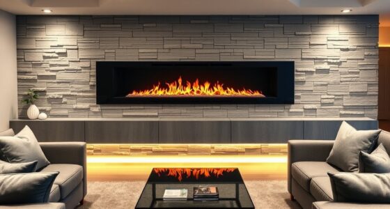 top basement electric fireplaces