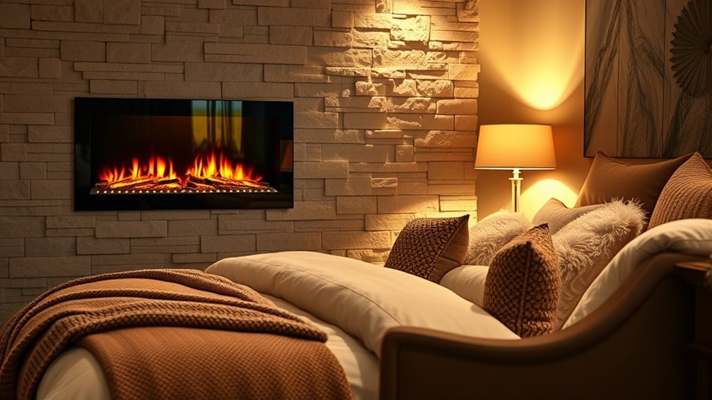 top bedroom electric fireplace inserts