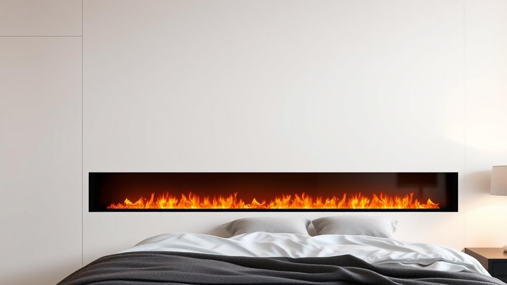 top bedroom electric fireplace options