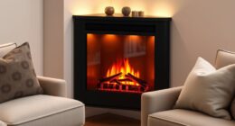top corner electric fireplaces