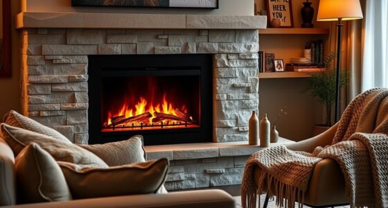 top electric fireplace inserts