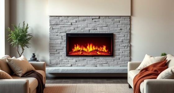 top electric fireplace inserts