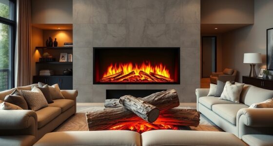 top large electric fireplaces