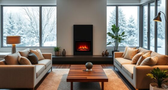 top large room electric fireplaces