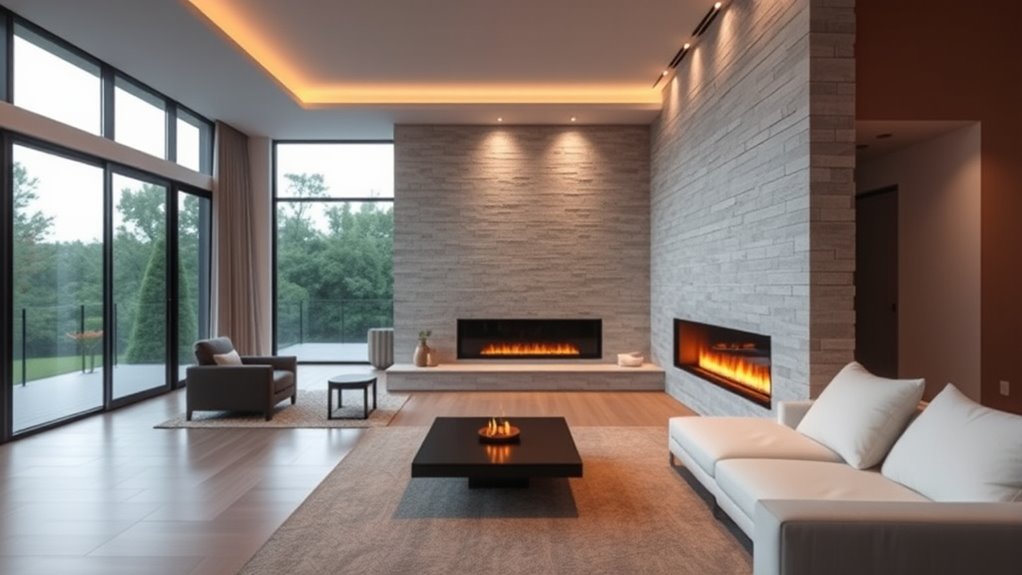 top linear electric fireplaces