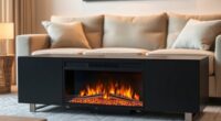 top media console fireplaces