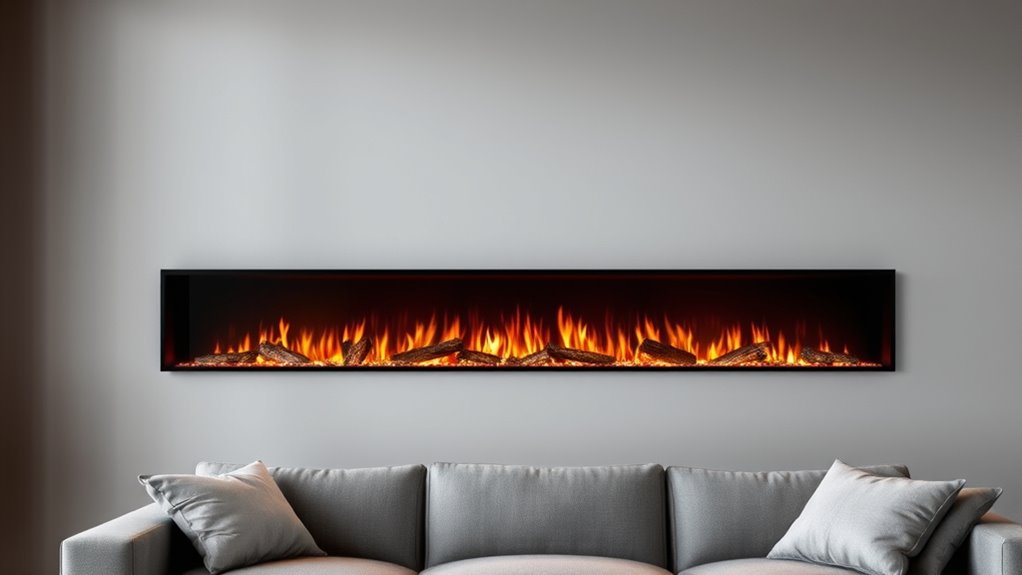 top modern electric fireplace options