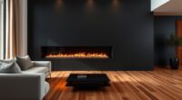 top modern electric fireplaces
