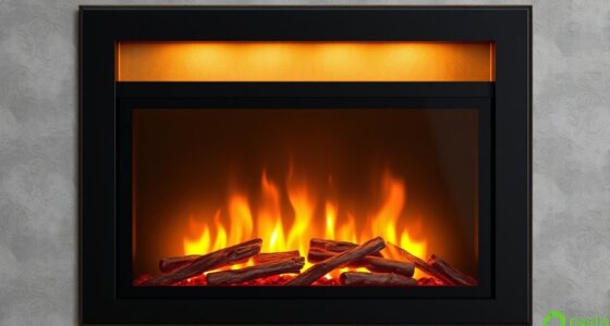 top narrow electric fireplace options
