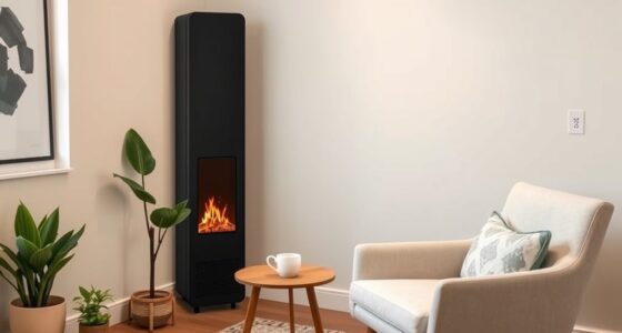 top office corner fireplaces