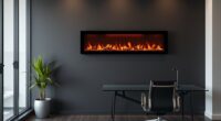 top office electric fireplace options